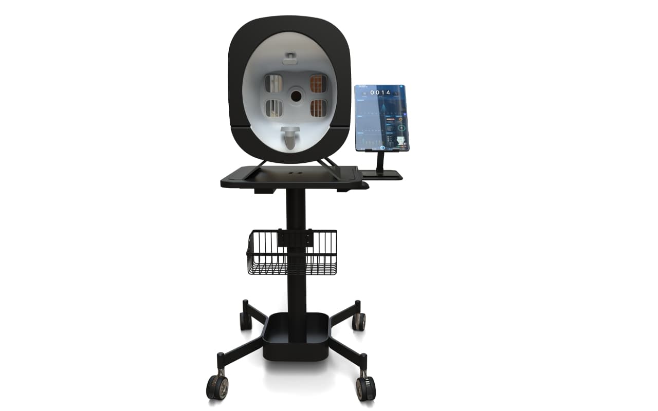 Caldera arcelemző gép bőrdiagnosztikai állomás