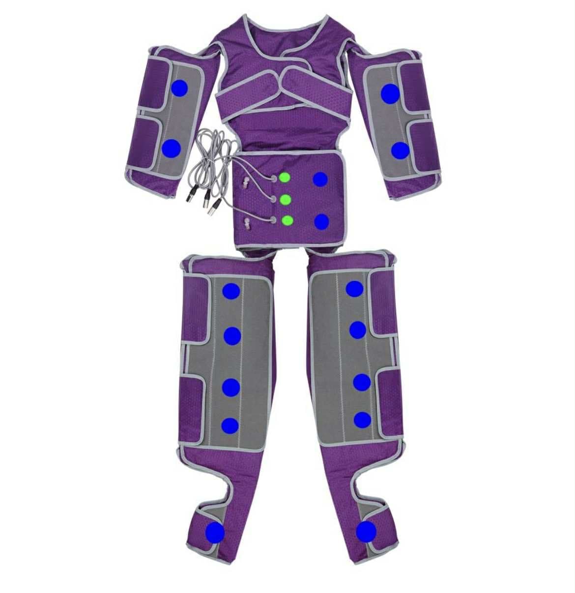 Presszoterápiás öltöny a Pressura 2 az 1-ben géphez